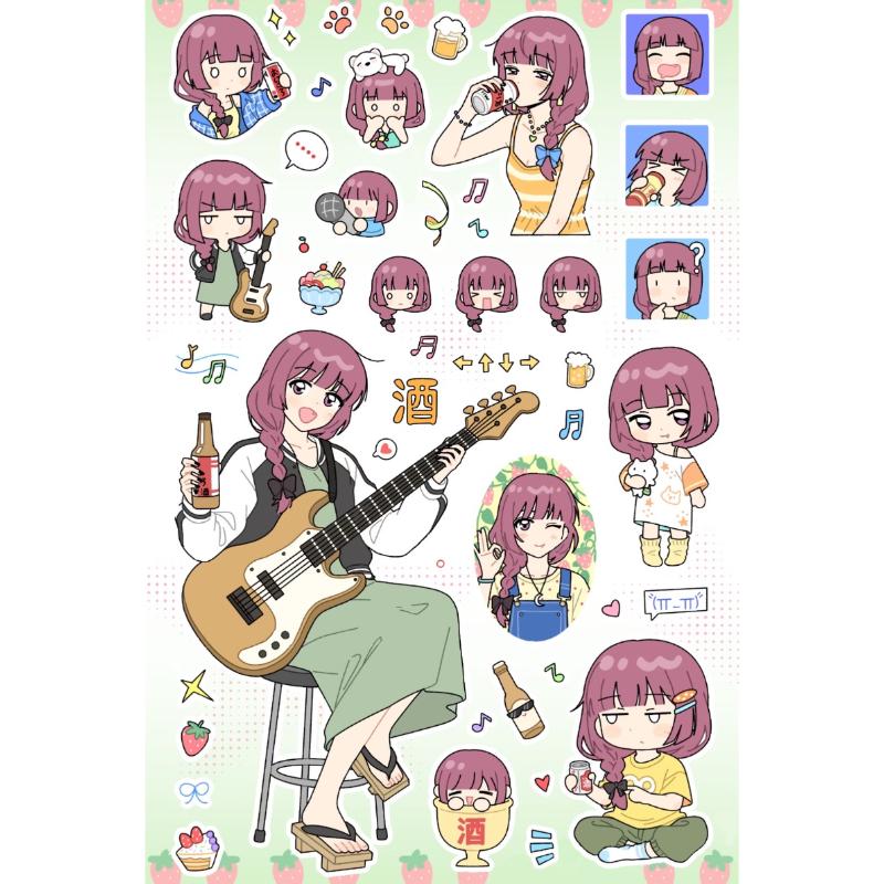 Music Girl Series Sticker HandbookCute Deco Sticker Mobile Phone Case Decoration Material
Music Girl Series Sticker HandbookCute Deco Sticker Mobile Phone Case Decoration Material