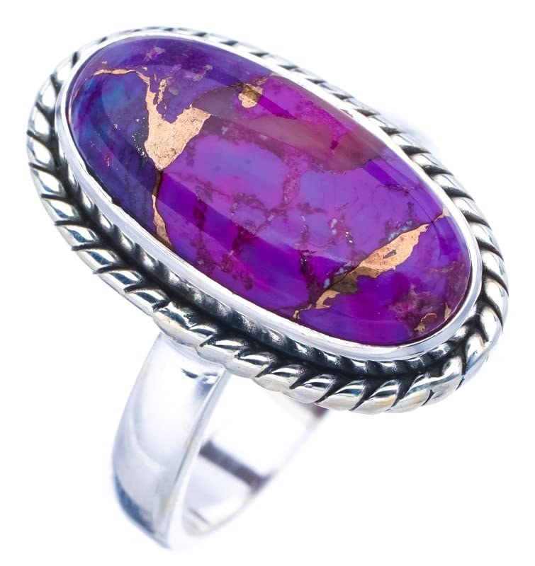 StarGems® Natural Turquoise Handmade 925 Sterling Silver Ring 7 F0922
StarGems® Natural Turquoise Handmade 925 Sterling Silver Ring 7 F0922