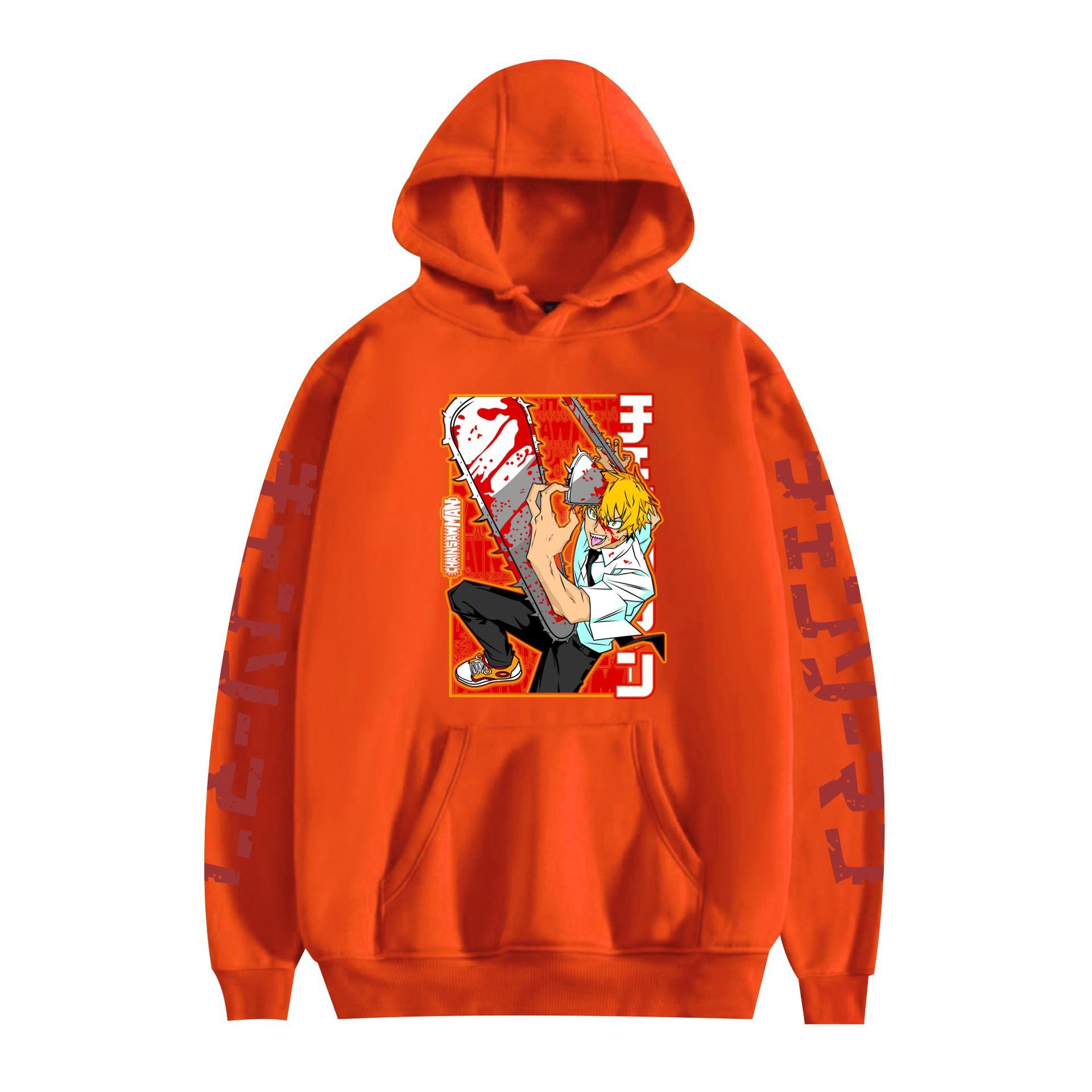 New Unisex Fashion for Fans of Chainsaw Man Printed Hoodies Sweatshirt Outdoor Sport Cosplay Pullovers Costume XXS помаранчевий
New Unisex Fashion for Fans of Chainsaw Man Printed Hoodies Sweatshirt Outdoor Sport Cosplay Pullovers Costume XXS помаранчевий