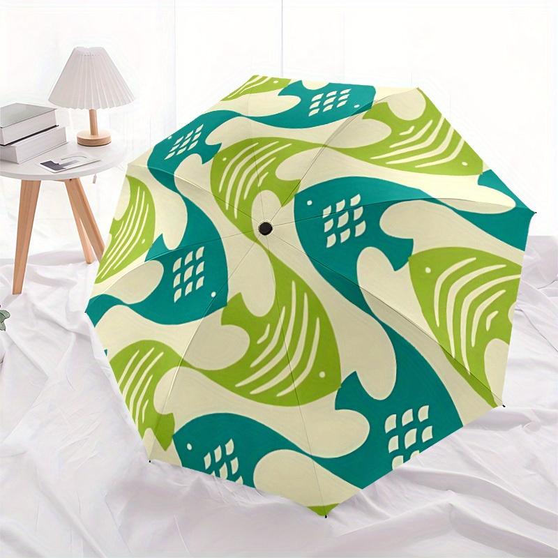 1pc Fish Pattern Automatic Open 8-Rib Windproof Umbrella, Travel & Commuting, Suitable for All Seasons
1pc Fish Pattern Automatic Open 8-Rib Windproof Umbrella, Travel & Commuting, Suitable for All Seasons