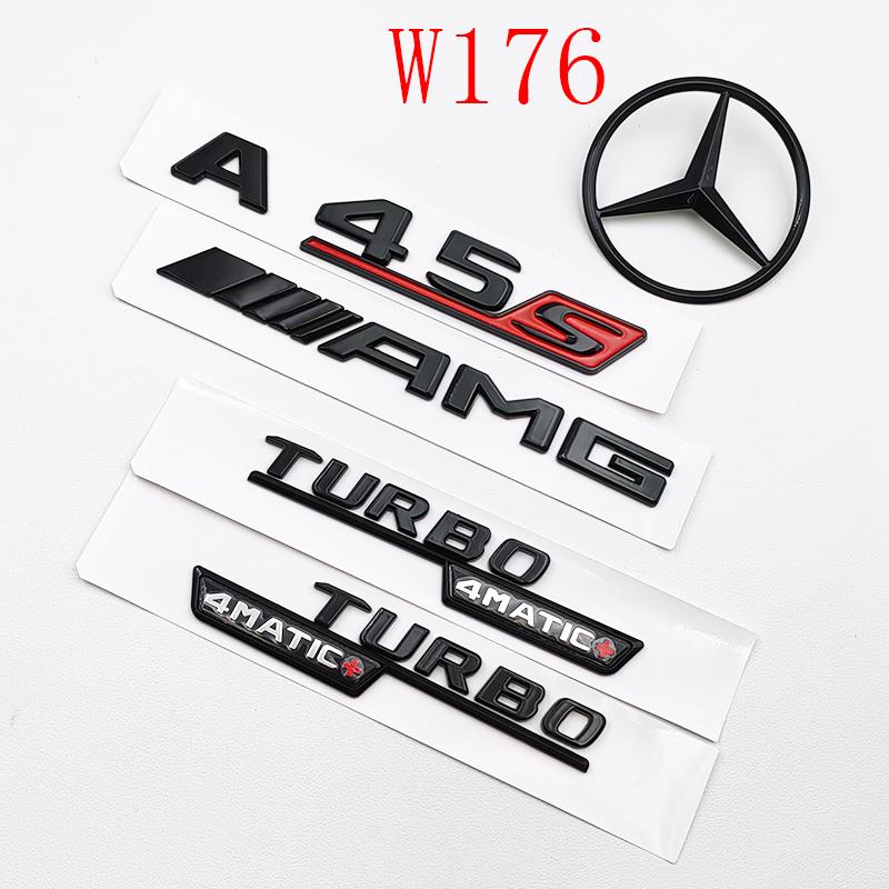 5pcs Set Emblem for Merceds Benz A45S W176 W177 Glossy Black Letters Sticker Fender Badge Rear Trunk Star Logo Car Accessories
5pcs Set Emblem for Merceds Benz A45S W176 W177 Glossy Black Letters Sticker Fender Badge Rear Trunk Star Logo Car Accessories