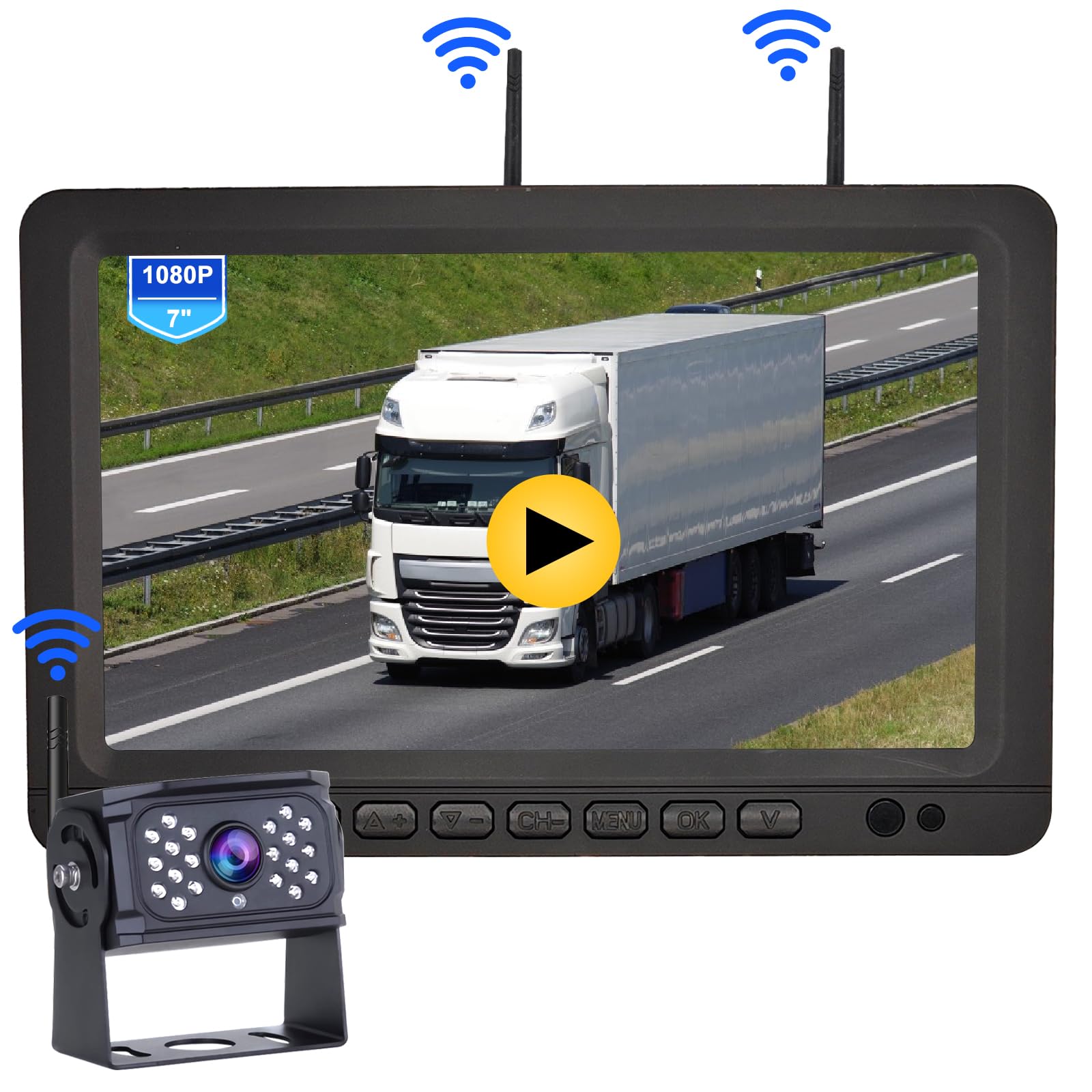 OBEST Wireless Backup Camera Car Backup Wireless Backup IPS Positive Image Mirror Image Side Blind Spot IP69 Night Vision Cigarette Lighter Power
OBEST Wireless Backup Camera Car Backup Wireless Backup IPS Positive Image Mirror Image Side Blind Spot IP69 Night Vision Cigarette Lighter Power