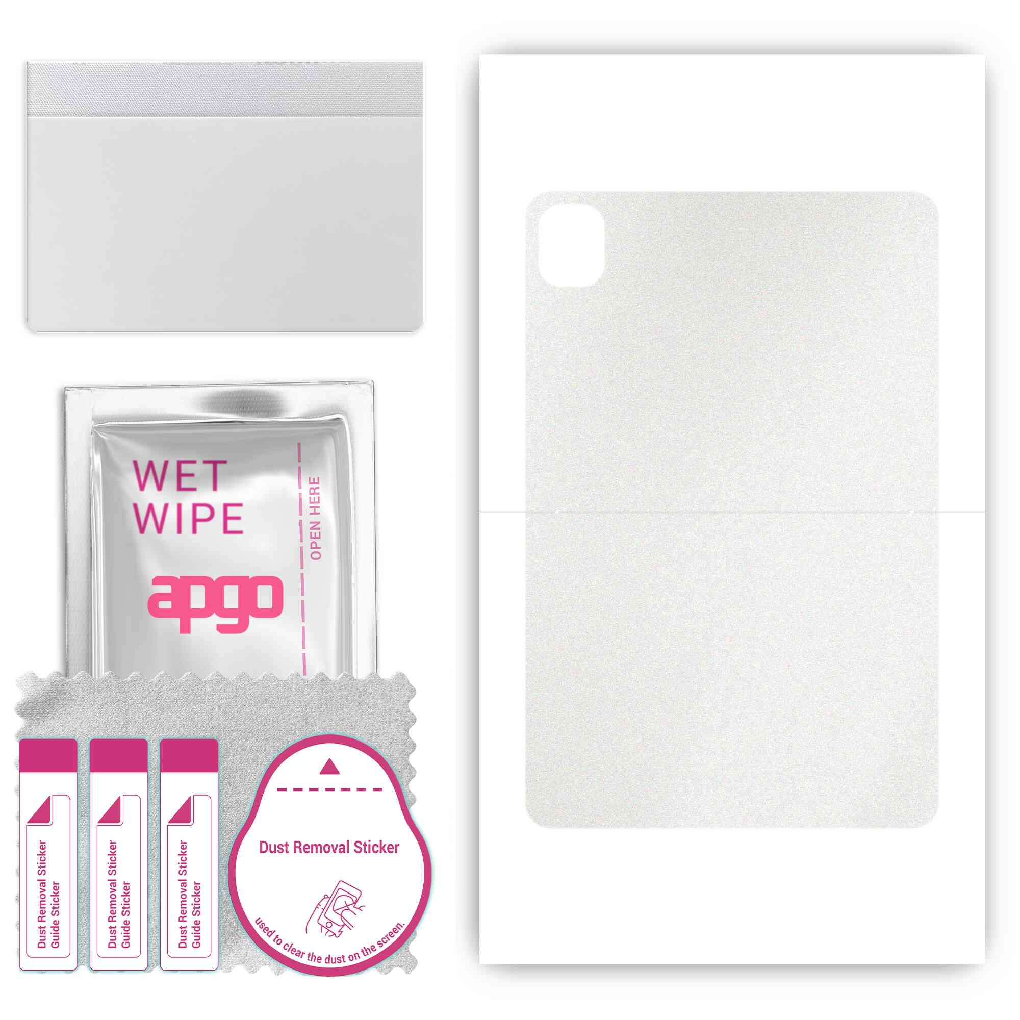 Apgo Protective Skin Sticker для задньої панелі, сумісний із Xiaomi Pad 5 Pro, Wrap Film, Foil, Vinyl - Pattern Matte Transparent
Apgo Protective Skin Sticker для задньої панелі, сумісний із Xiaomi Pad 5 Pro, Wrap Film, Foil, Vinyl - Pattern Matte Transparent