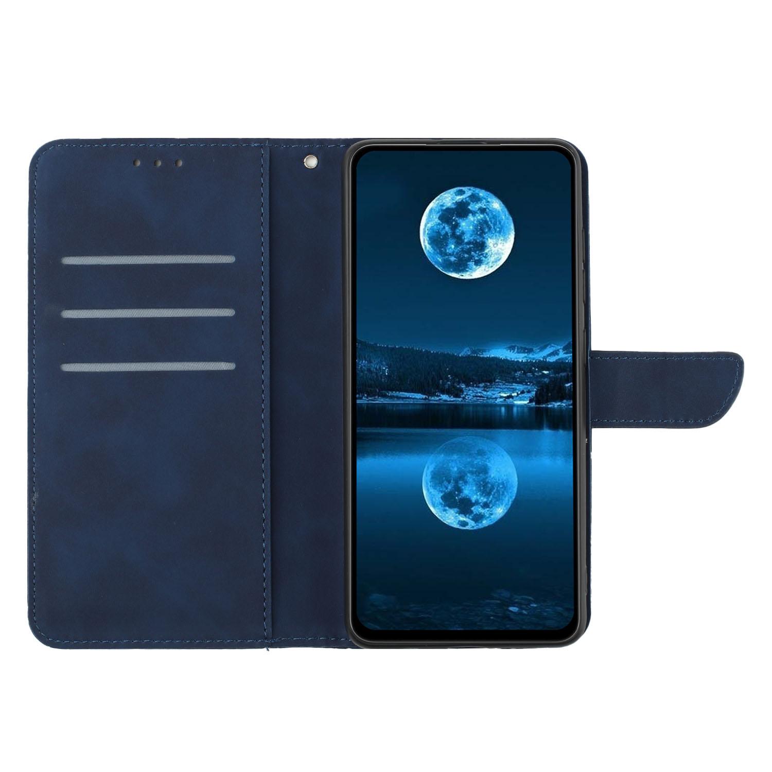 For Oppo A5x 5G/4G Case Skin Touch Lines Imprinted PU Leather Flip Phone Cover Blue
For Oppo A5x 5G/4G Case Skin Touch Lines Imprinted PU Leather Flip Phone Cover Blue