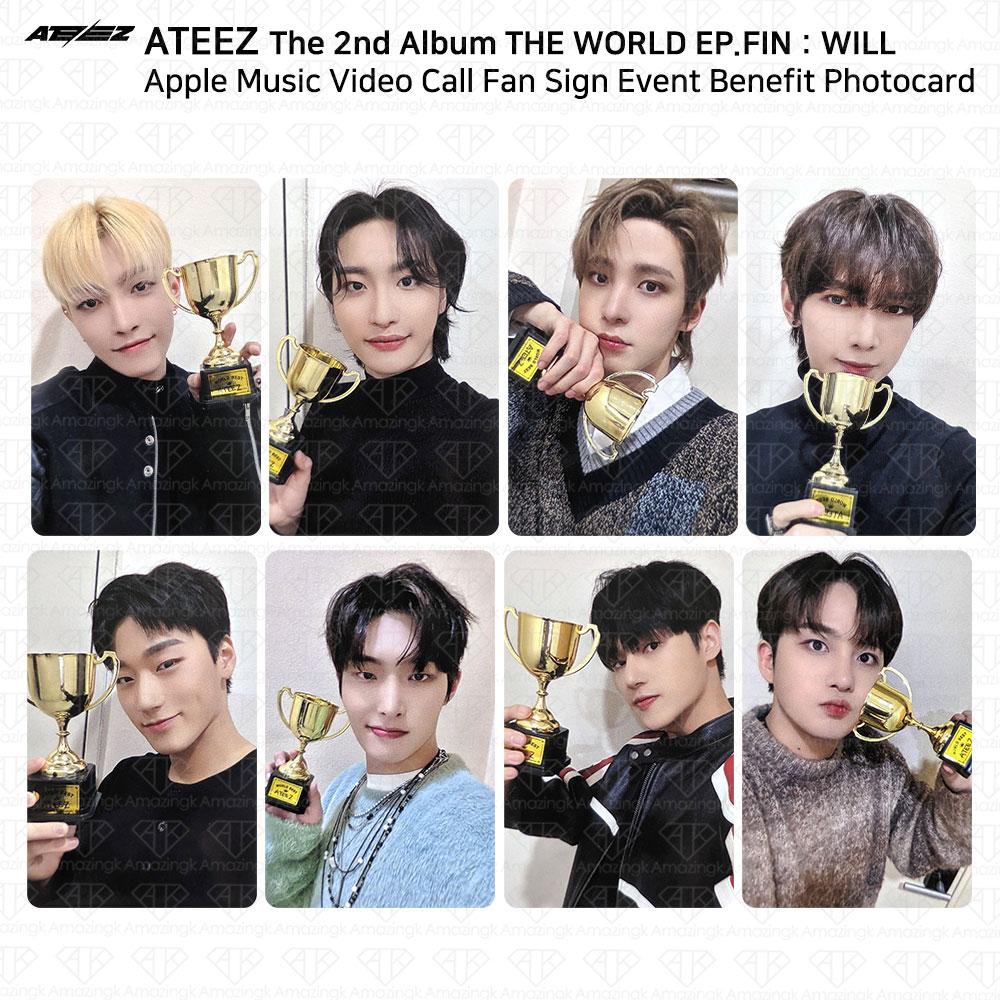 ATEEZ THE WORLD EP.FIN БУДЕТ Фотокарточка с выгодой от Apple Music Video Call Jongho
ATEEZ THE WORLD EP.FIN БУДЕТ Фотокарточка с выгодой от Apple Music Video Call Jongho