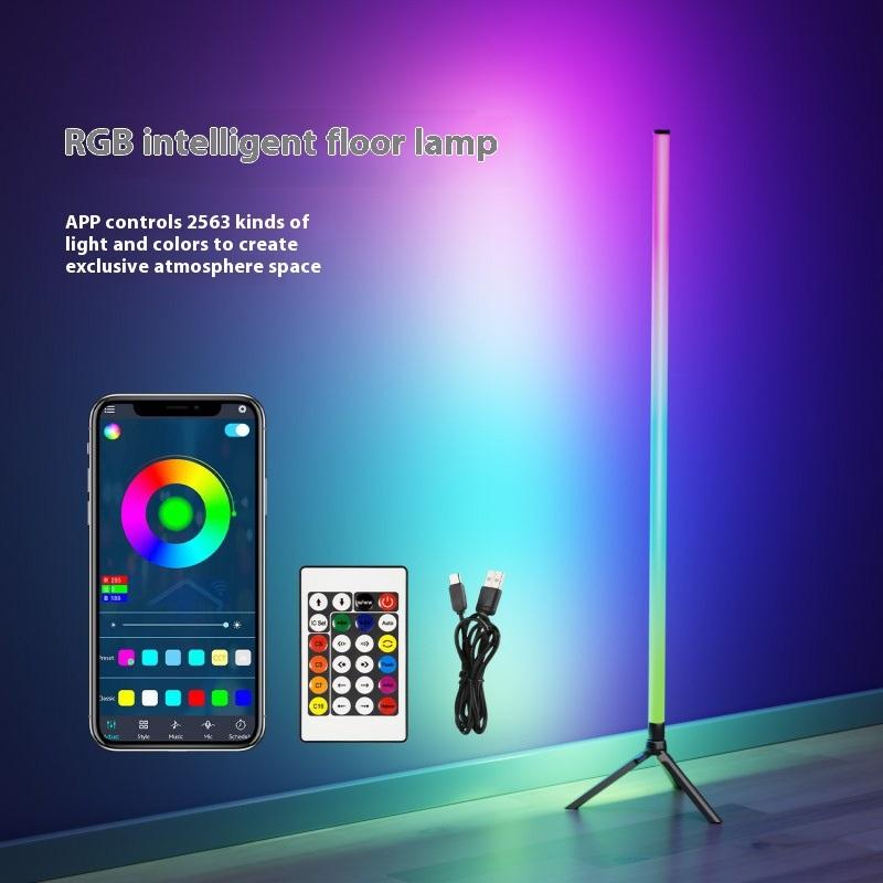 360° fantasy color floor-standing atmosphere light RGB full luminous music rhythm pickup light bedroom living room corner light APP+Remote Control
360° fantasy color floor-standing atmosphere light RGB full luminous music rhythm pickup light bedroom living room corner light APP+Remote Control