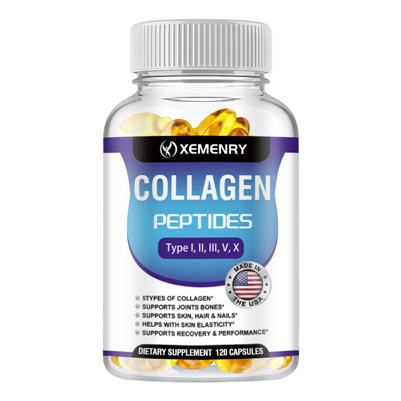 Natural collagen capsules, internal skin care, daily dietary supplements for adults. 120
Natural collagen capsules, internal skin care, daily dietary supplements for adults. 120