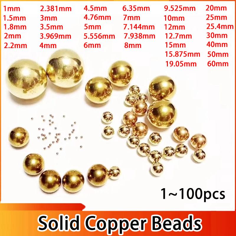 1-100pcs 1~50mm Solid Brass Ball High Precision H62 Brass Ball Smooth Round Copper Bead Ball 1mm 100pcs
1-100pcs 1~50mm Solid Brass Ball High Precision H62 Brass Ball Smooth Round Copper Bead Ball 1mm 100pcs