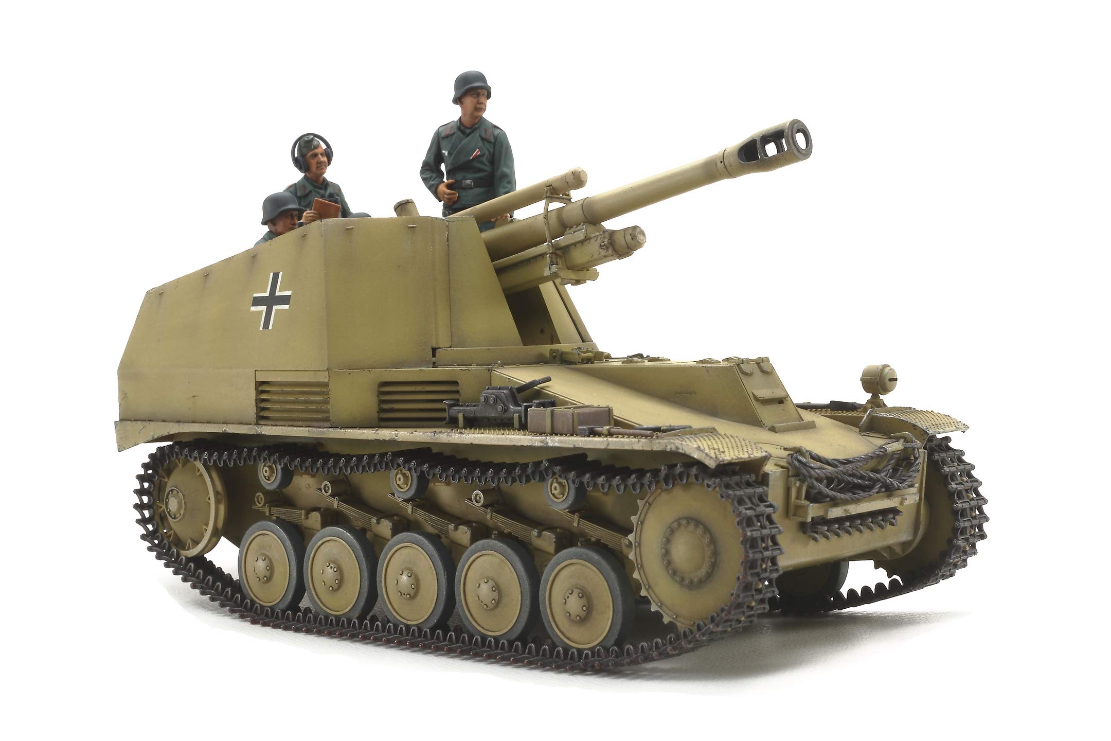 Tamiya 1/35 Military Miniature Series No. 358 German Self-Propelled Howitzer Wespe Italian Front Plastic Model Kit 35358
Tamiya 1/35 Military Miniature Series No. 358 German Self-Propelled Howitzer Wespe Italian Front Plastic Model Kit 35358