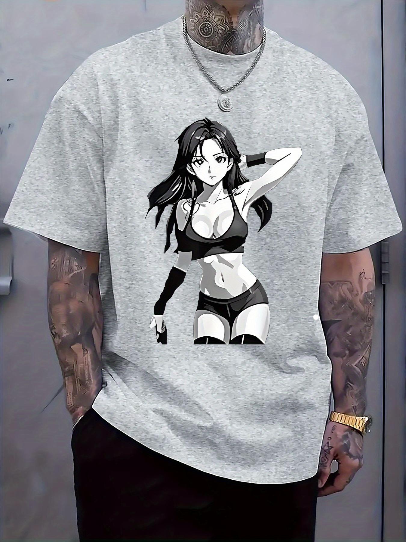 Casual Graphic Tee - Stylish Anime Print Crew Neck Short Sleeve T-shirt for Summer XXXXL
Casual Graphic Tee - Stylish Anime Print Crew Neck Short Sleeve T-shirt for Summer XXXXL