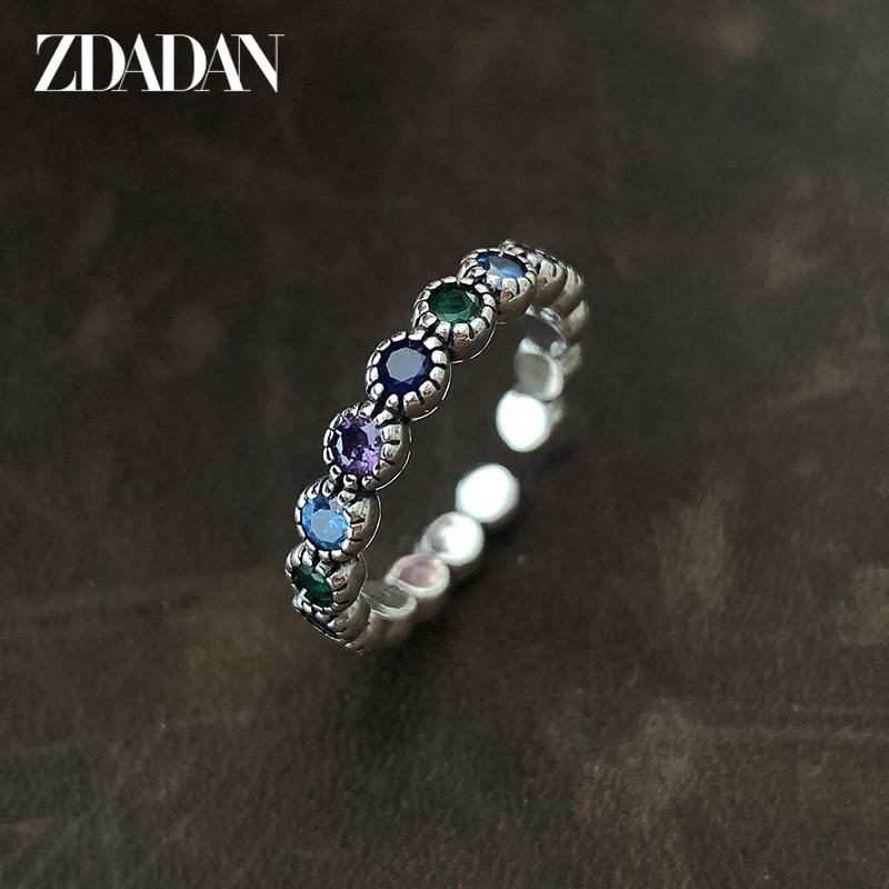925 Silver 4mm Round Rainbow Zircon Rings for Women Girls Fashion Wedding Jewelry Resizable
925 Silver 4mm Round Rainbow Zircon Rings for Women Girls Fashion Wedding Jewelry Resizable
