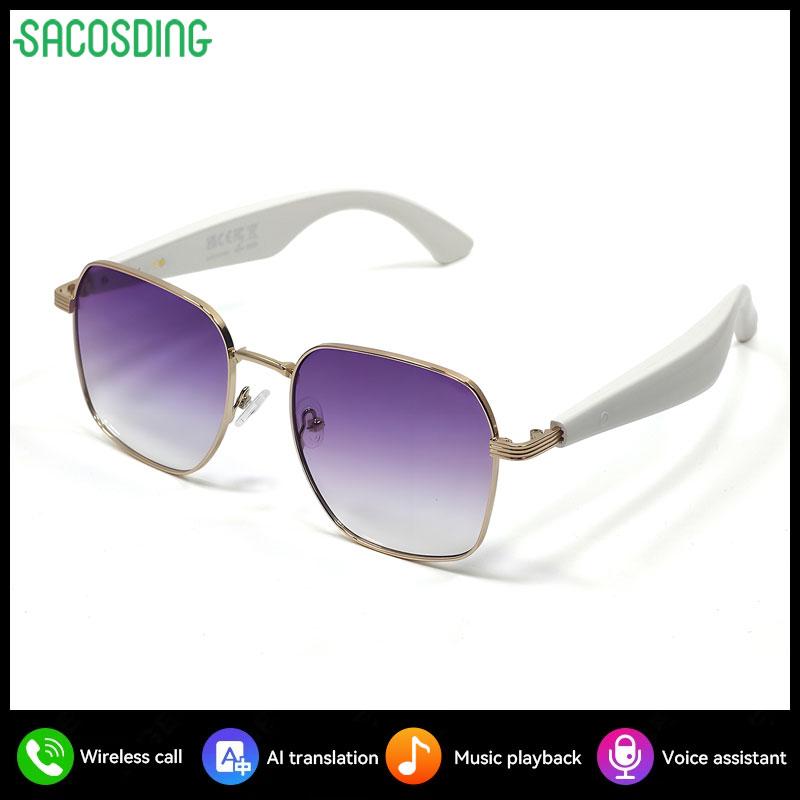 SACOSDING Smart Glasses Sunglasses with Bluetooth Speaker Wirless 5.4 Outdoor Sport UV Protection AI translation Remote Camera Control Glasses
SACOSDING Smart Glasses Sunglasses with Bluetooth Speaker Wirless 5.4 Outdoor Sport UV Protection AI translation Remote Camera Control Glasses