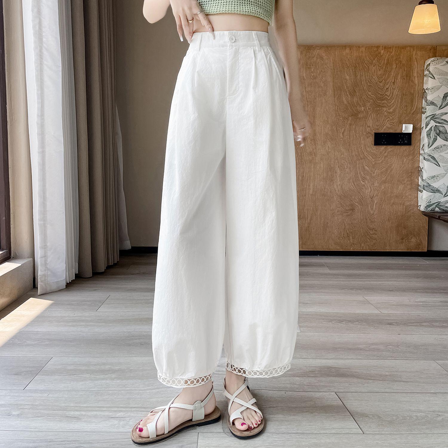 Women s 2026 High-Waist Cotton Lantern Pants - Slimming, Wide-Leg, Nine-Point Casual Fit S Suggests 85-95 lbs білий
Women s 2026 High-Waist Cotton Lantern Pants - Slimming, Wide-Leg, Nine-Point Casual Fit S Suggests 85-95 lbs білий