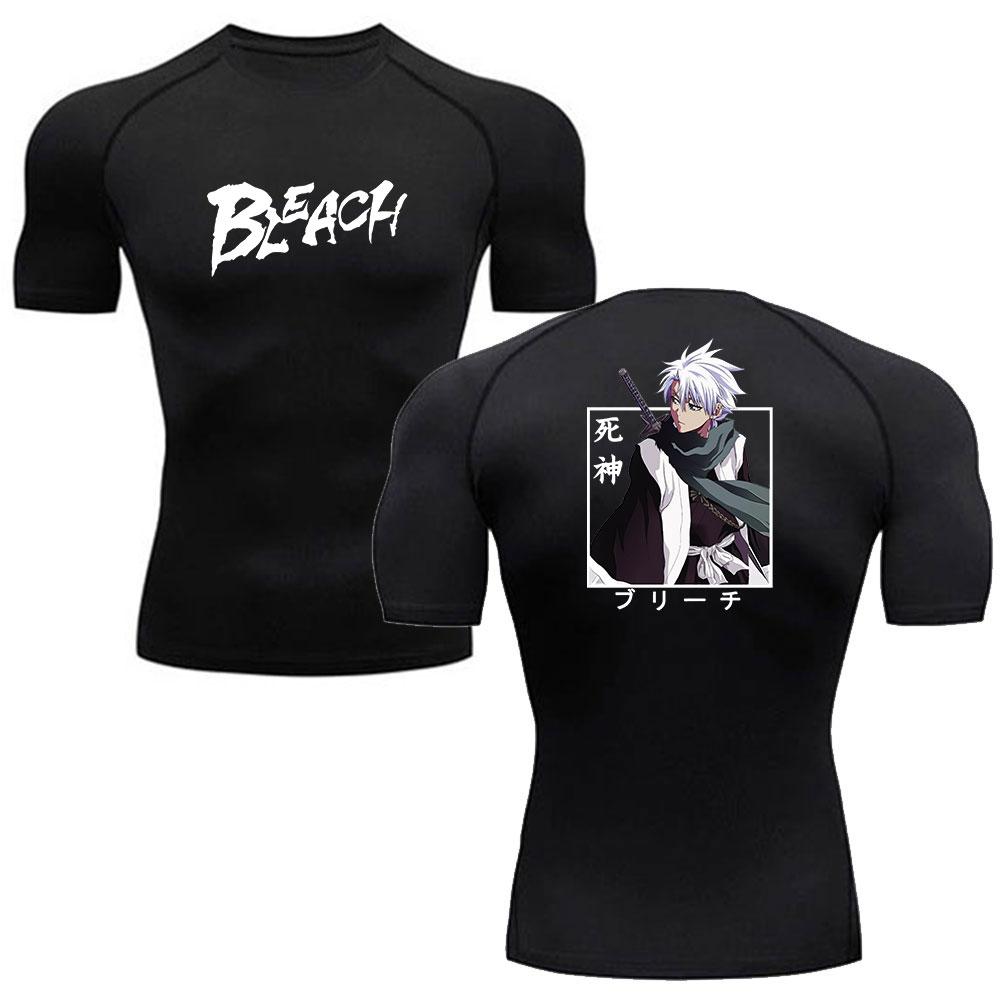 Аніме Bleach Компресійна футболка Чоловіча Фітнес Зал Спорт Біг Футболка Рашгард Топи Футболка Швидкосохнуча Футболка з коротким рукавом для чоловіків XL
Аніме Bleach Компресійна футболка Чоловіча Фітнес Зал Спорт Біг Футболка Рашгард Топи Футболка Швидкосохнуча Футболка з коротким рукавом для чоловіків XL
