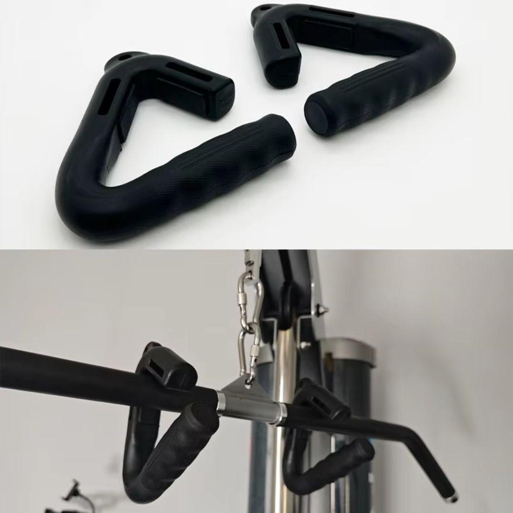 1 Pair with Rope Hole Gantry Vertical Handle Triangular Weightlifting Grip Handle Back Pull чорний
1 Pair with Rope Hole Gantry Vertical Handle Triangular Weightlifting Grip Handle Back Pull чорний