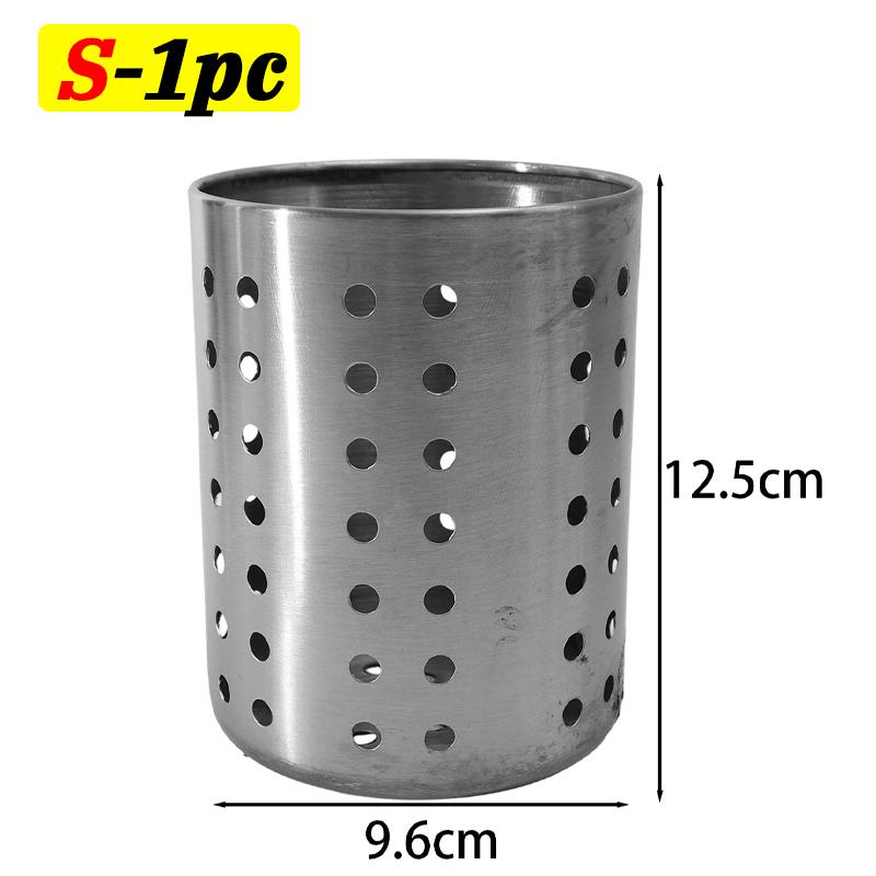 Stainless Steel Chopsticks Storage Box Kitchen Cutlery Holder Knife Fork Spoon Organizer with Drain Holes Chopstick Container
Stainless Steel Chopsticks Storage Box Kitchen Cutlery Holder Knife Fork Spoon Organizer with Drain Holes Chopstick Container