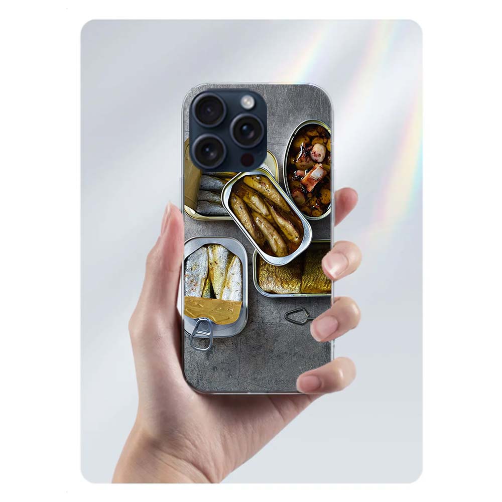 Sardines Canned Clear Phone Case For Iphone 17 Air 16 Pro Max 15 Pro 14 Plus 17E 16E 11 13 12 Mini Cover Cases Fundas Cell TPU C iPhone 17 Pro Max
Sardines Canned Clear Phone Case For Iphone 17 Air 16 Pro Max 15 Pro 14 Plus 17E 16E 11 13 12 Mini Cover Cases Fundas Cell TPU C iPhone 17 Pro Max
