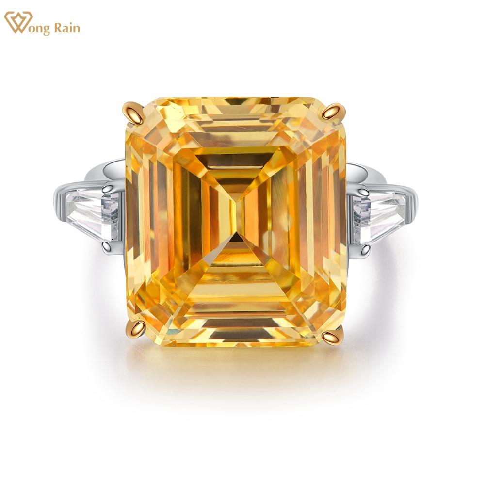 Wong Rain Классический Твердый Стерлингового Серебра 925 Изумрудной Огранки 28CT 14*16 ММ AAAAA Циркон Драгоценный Камень Свадьба Помолвка Ювелирные Изделия Роскошные Женские Кольца US 6 жёлтый
Wong Rain Классический Твердый Стерлингового Серебра 925 Изумрудной Огранки 28CT 14*16 ММ AAAAA Циркон Драгоценный Камень Свадьба Помолвка Ювелирные Изделия Роскошные Женские Кольца US 6 жёлтый