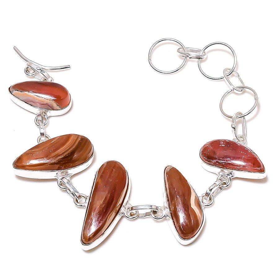 Браслет ручной работы из стерлингового серебра 925 пробы с натуральным родохрозитом 8 дюймов U5t68
Браслет ручной работы из стерлингового серебра 925 пробы с натуральным родохрозитом 8 дюймов U5t68