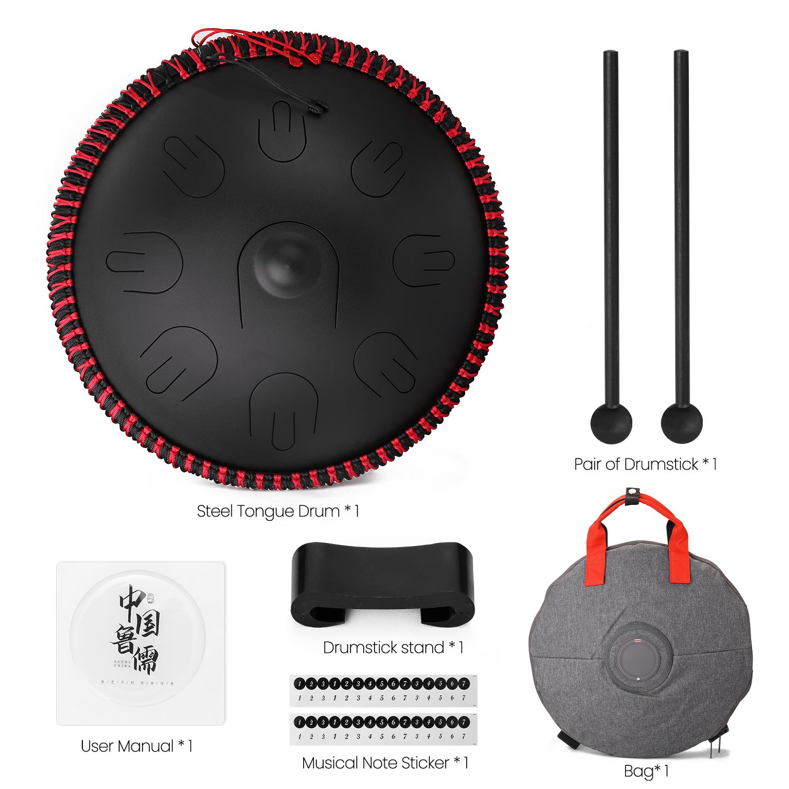 6 inch 11-Tone D-Key Hand Pan Drums with Drumsticks Percussion Drummers Drum Musical Instrument 15 inch 9-Tone Steel Tongue Drum
6 inch 11-Tone D-Key Hand Pan Drums with Drumsticks Percussion Drummers Drum Musical Instrument 15 inch 9-Tone Steel Tongue Drum