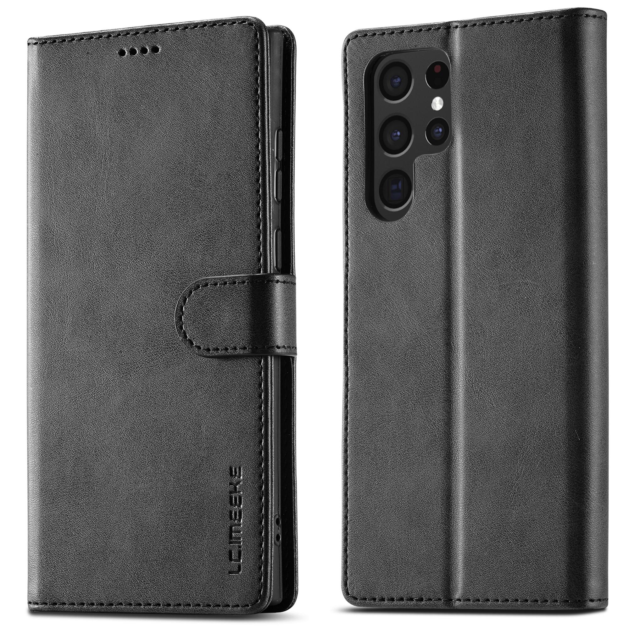 LC.IMEEKE For Samsung Galaxy S24 Ultra Case Drop-resistant Stand Leather Phone Shell Cover Black
LC.IMEEKE For Samsung Galaxy S24 Ultra Case Drop-resistant Stand Leather Phone Shell Cover Black