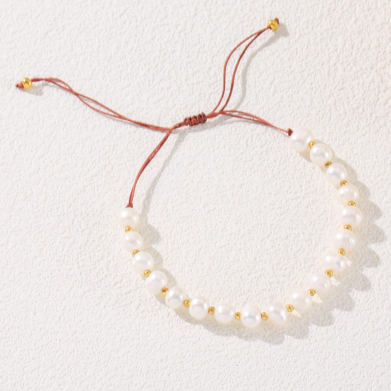 Minimalist Freshwater Pearl Woven Bracelet Adjustable Summer Jewelry Gift белый
Minimalist Freshwater Pearl Woven Bracelet Adjustable Summer Jewelry Gift белый