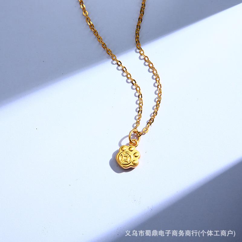 Sand Gold Coins Cute Exquisite Animals Lucky Cat Cat Claws Cat Feet Little Money Fans Personalized Pendant Necklace Lady золотой
Sand Gold Coins Cute Exquisite Animals Lucky Cat Cat Claws Cat Feet Little Money Fans Personalized Pendant Necklace Lady золотой