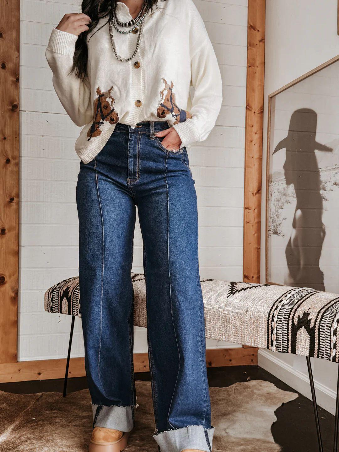 2026 Spring Women s High-Waisted Retro Wide-Leg Jeans with Center Seam Cuffs XXL темно-синий
2026 Spring Women s High-Waisted Retro Wide-Leg Jeans with Center Seam Cuffs XXL темно-синий