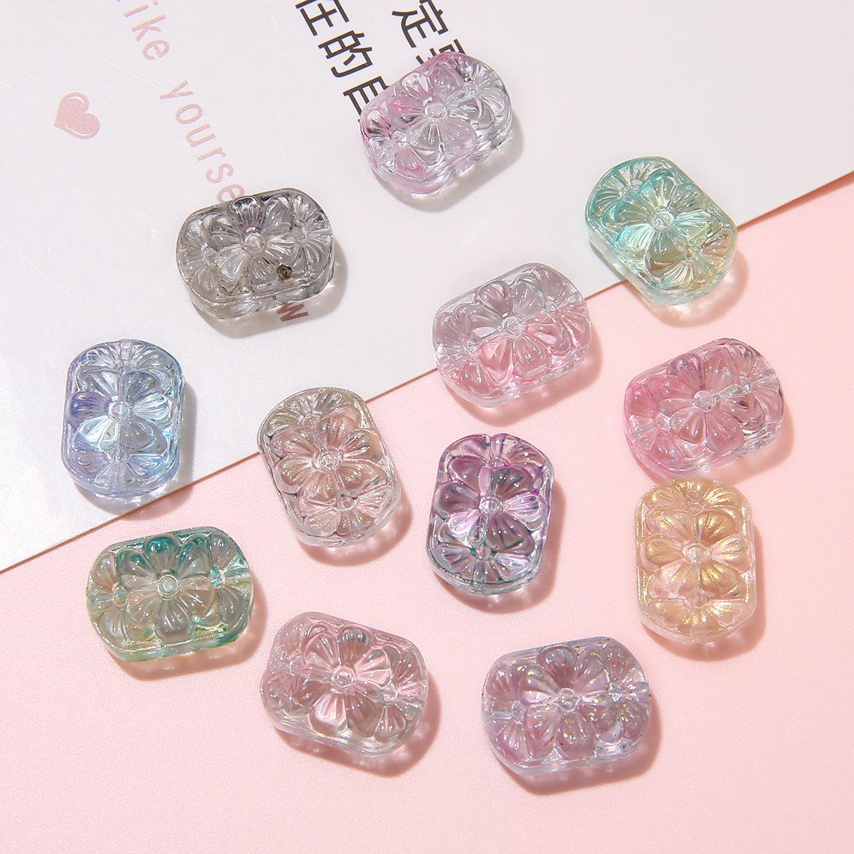 Handmade Glass Flower Beads Bracelet & Necklace Supplies 13x18mm, Hole ~1.5mm, 10 Pieces/Pack
Handmade Glass Flower Beads Bracelet & Necklace Supplies 13x18mm, Hole ~1.5mm, 10 Pieces/Pack