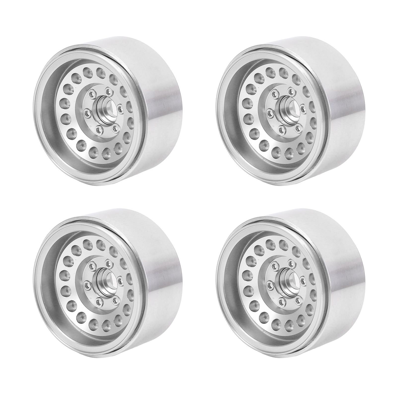 4 Pcs 110 RC Crawler Wheel Hub Aluminum Alloy Lightweight RC Car Round Hole Wheel Hubs Silver
4 Pcs 110 RC Crawler Wheel Hub Aluminum Alloy Lightweight RC Car Round Hole Wheel Hubs Silver