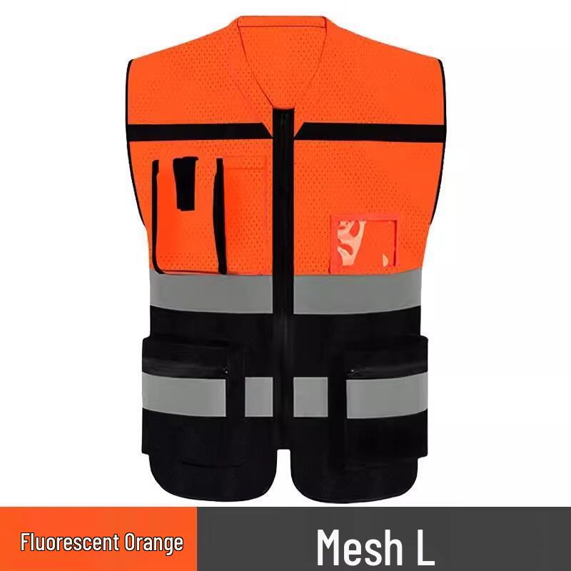 HANDUNYOU Multi-Pocket Reflective Safety Vest
HANDUNYOU Multi-Pocket Reflective Safety Vest