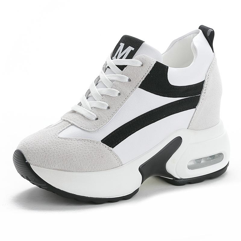 Fujin Натуральная кожа Белый Удобный Рост Женские повседневные кроссовки Клин Бег Спортивные туфли Дышащая сетка Скользящие туфли 4 цвета
Fujin Натуральная кожа Белый Удобный Рост Женские повседневные кроссовки Клин Бег Спортивные туфли Дышащая сетка Скользящие туфли 4 цвета