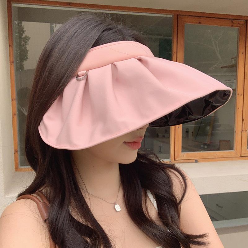 Vinyl shell hat women s empty top sun protection visor spring and summer outdoor versatile anti-ultraviolet large brim headband hat one size (windbreak rope) brim 13CM
Vinyl shell hat women s empty top sun protection visor spring and summer outdoor versatile anti-ultraviolet large brim headband hat one size (windbreak rope) brim 13CM