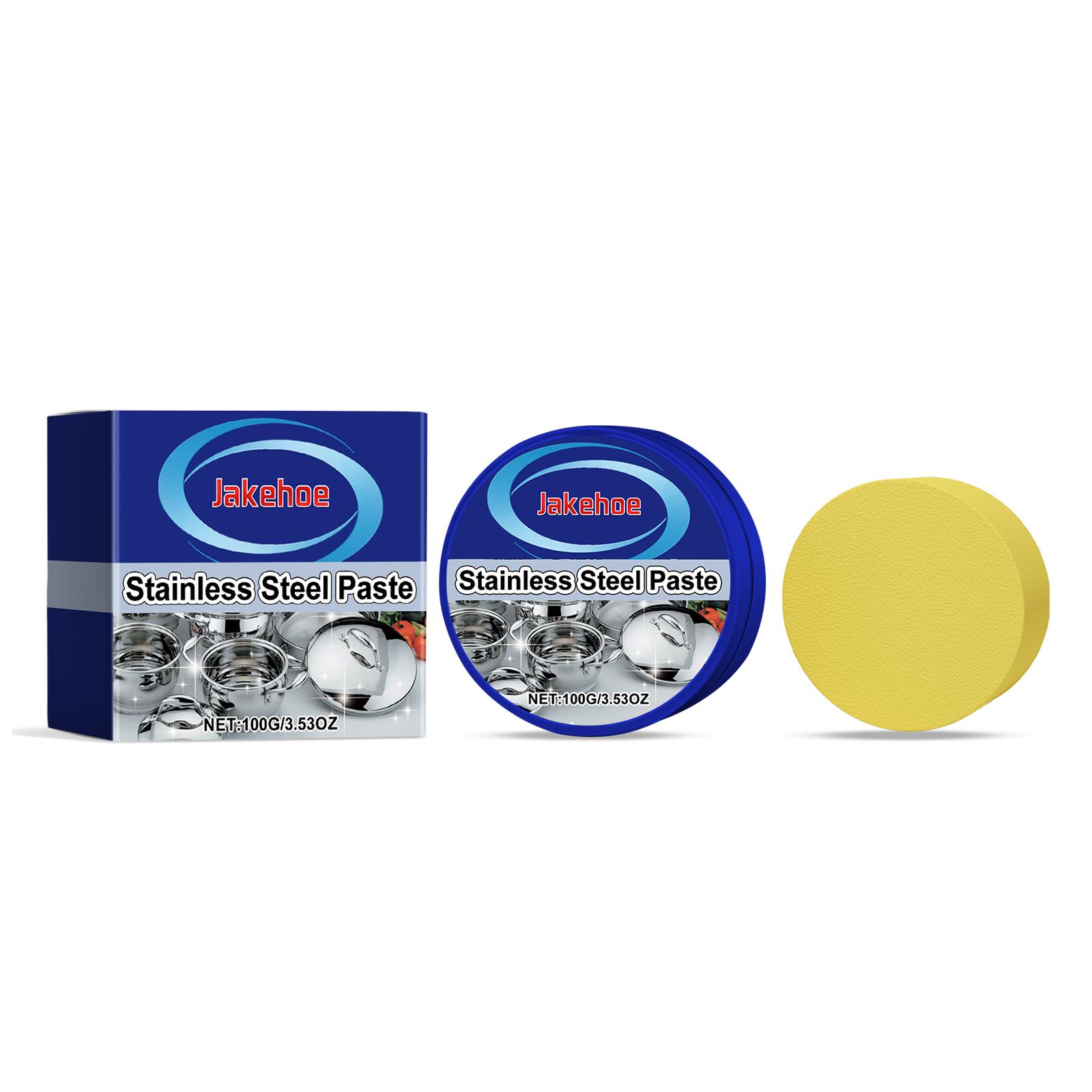 Stainless Steel Cleaning Cream Kitchenware Stain Cleaner Washing Pot Bottom Scale Pan Rust Removal Cookware Stove Clean Paste 1PCS
Stainless Steel Cleaning Cream Kitchenware Stain Cleaner Washing Pot Bottom Scale Pan Rust Removal Cookware Stove Clean Paste 1PCS