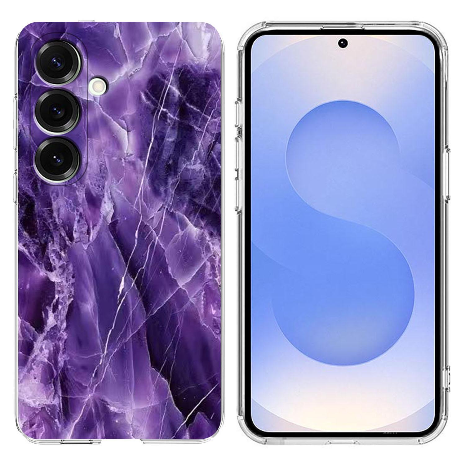For Samsung Galaxy S24 FE Case Marble Pattern Printing Soft TPU Phone Cover Purple
For Samsung Galaxy S24 FE Case Marble Pattern Printing Soft TPU Phone Cover Purple