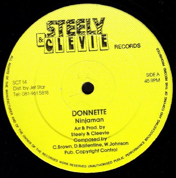 12inch Record NINJAMAN / CARLTON LIVINGSTON - Donnette / Tonight SCT14 Steely & Clevie UK Reggae, Ska & Dub Used
12inch Record NINJAMAN / CARLTON LIVINGSTON - Donnette / Tonight SCT14 Steely & Clevie UK Reggae, Ska & Dub Used