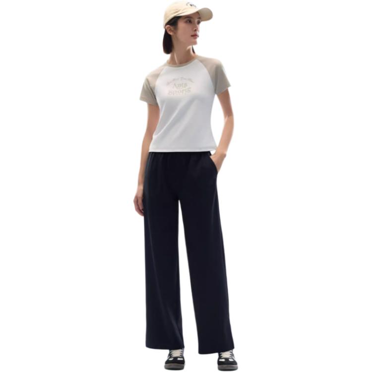Anta Sports Lifestyle Series Solid Color High Waist Soft Comfortable Breathable Loose Casual Pants Women bottoms Black 962528304-3 XS
Anta Sports Lifestyle Series Solid Color High Waist Soft Comfortable Breathable Loose Casual Pants Women bottoms Black 962528304-3 XS
