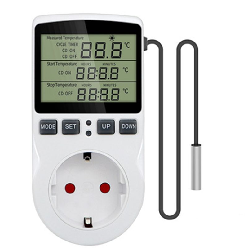 Aug. 16(2)A 230V Max. 3680W Intelligent Digital EU Temperature Controller With LCD For Switch Socket 230V рожевий
Aug. 16(2)A 230V Max. 3680W Intelligent Digital EU Temperature Controller With LCD For Switch Socket 230V рожевий
