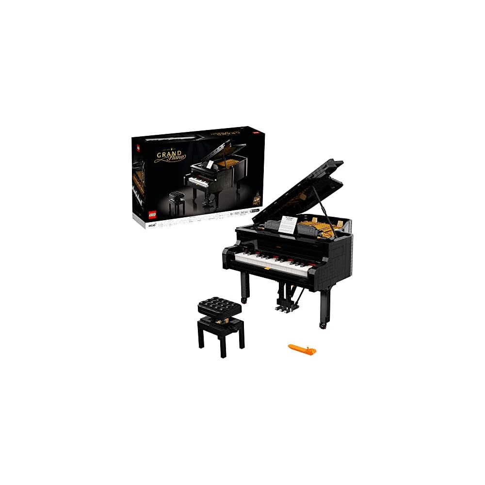 LEGO Ideas Grand Piano 1138 Pieces Music Toy for Kids and Adults Block Set Home Decor 21323
LEGO Ideas Grand Piano 1138 Pieces Music Toy for Kids and Adults Block Set Home Decor 21323