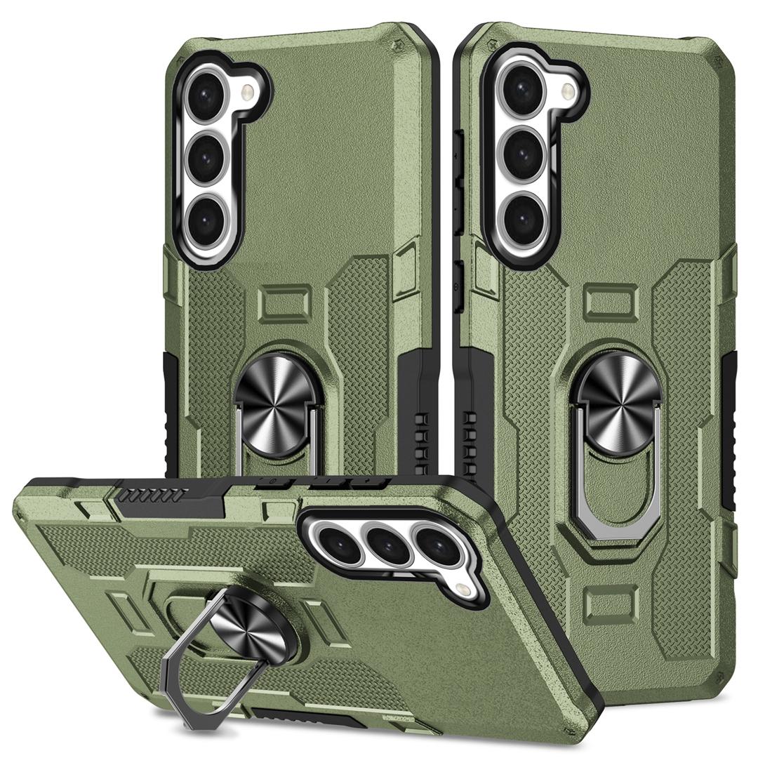 For Samsung Galaxy S23 Phone Case Ring Kickstand PC + TPU Shockproof Cover E
For Samsung Galaxy S23 Phone Case Ring Kickstand PC + TPU Shockproof Cover E