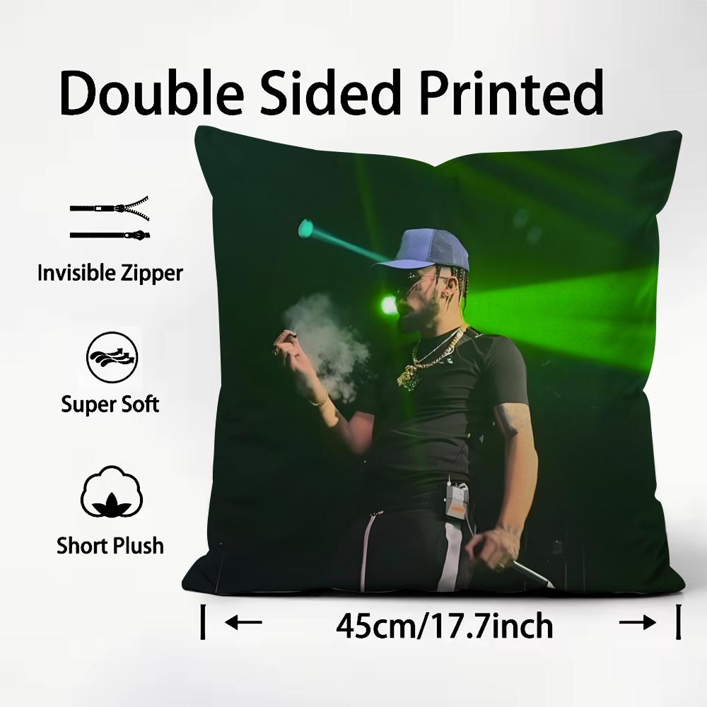 JJc ReyesS Rapper Cushion Cover Plush Fabric Soft DoubleSided Printed Sofa Warm Winter Home Child Gift Pillow Case 30x30cm
JJc ReyesS Rapper Cushion Cover Plush Fabric Soft DoubleSided Printed Sofa Warm Winter Home Child Gift Pillow Case 30x30cm