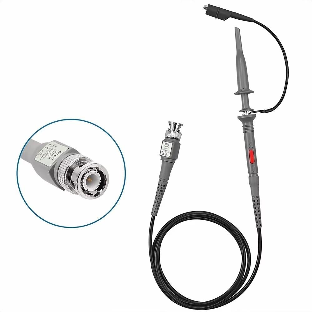 1/2pcs 100MHz BNC Oscilloscope Probe P6100 Test Probes Oscilloscope Measurement 1pc
1/2pcs 100MHz BNC Oscilloscope Probe P6100 Test Probes Oscilloscope Measurement 1pc