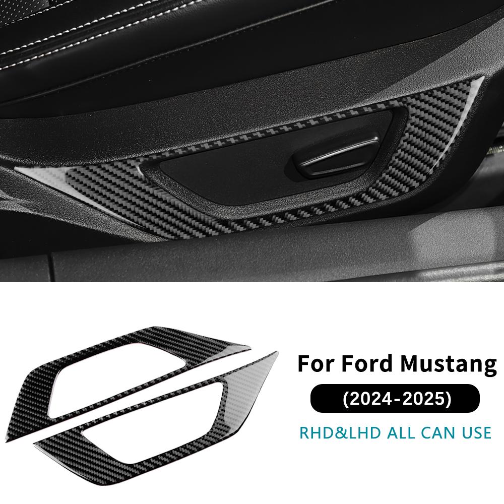 Real Soft Carbon Fiber Sticker For Ford Mustang GT 2024 2025 LHD RHD Car Seat Handle Button Frame Interior Trim Accessories. Black Carbon
Real Soft Carbon Fiber Sticker For Ford Mustang GT 2024 2025 LHD RHD Car Seat Handle Button Frame Interior Trim Accessories. Black Carbon