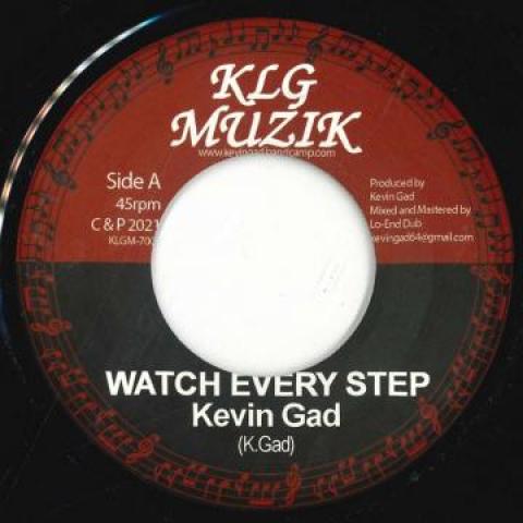 7inch Record KEVIN GAD - Watch Every Step KLGM7002 KLG Muzik 2022 UK Reggae, Ska & Dub
7inch Record KEVIN GAD - Watch Every Step KLGM7002 KLG Muzik 2022 UK Reggae, Ska & Dub