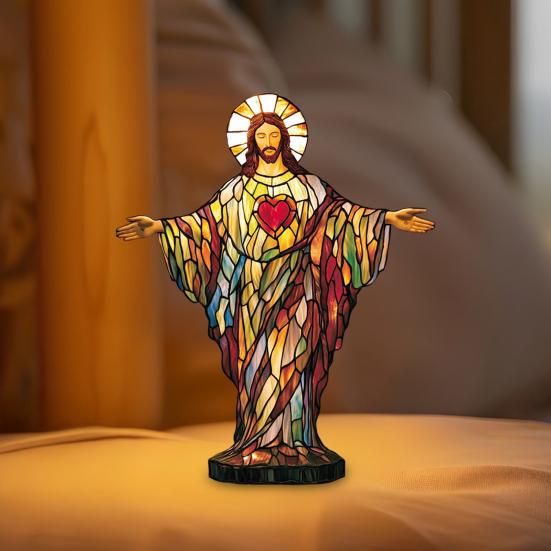 Jesus Night Light LED Bedside Lamp Soft Warm Glow Flicker Free USB Powered Night Lamp Jesus Desk Decoration
Jesus Night Light LED Bedside Lamp Soft Warm Glow Flicker Free USB Powered Night Lamp Jesus Desk Decoration
