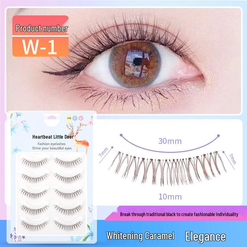 Caramel Color Natural Dense Eyelashes with Transparent Stem - Soft and Lightweight for Daily Makeup Caramel
Caramel Color Natural Dense Eyelashes with Transparent Stem - Soft and Lightweight for Daily Makeup Caramel