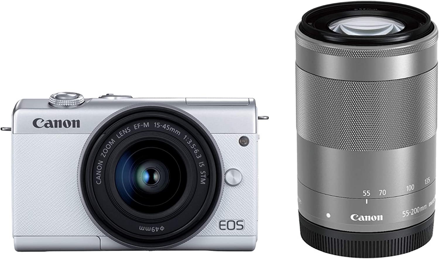 Бездзеркальна фотокамера Canon EOS M200 комплект з подвійним зумом біла однолінзова EOSM200WH-WZK білий
Бездзеркальна фотокамера Canon EOS M200 комплект з подвійним зумом біла однолінзова EOSM200WH-WZK білий