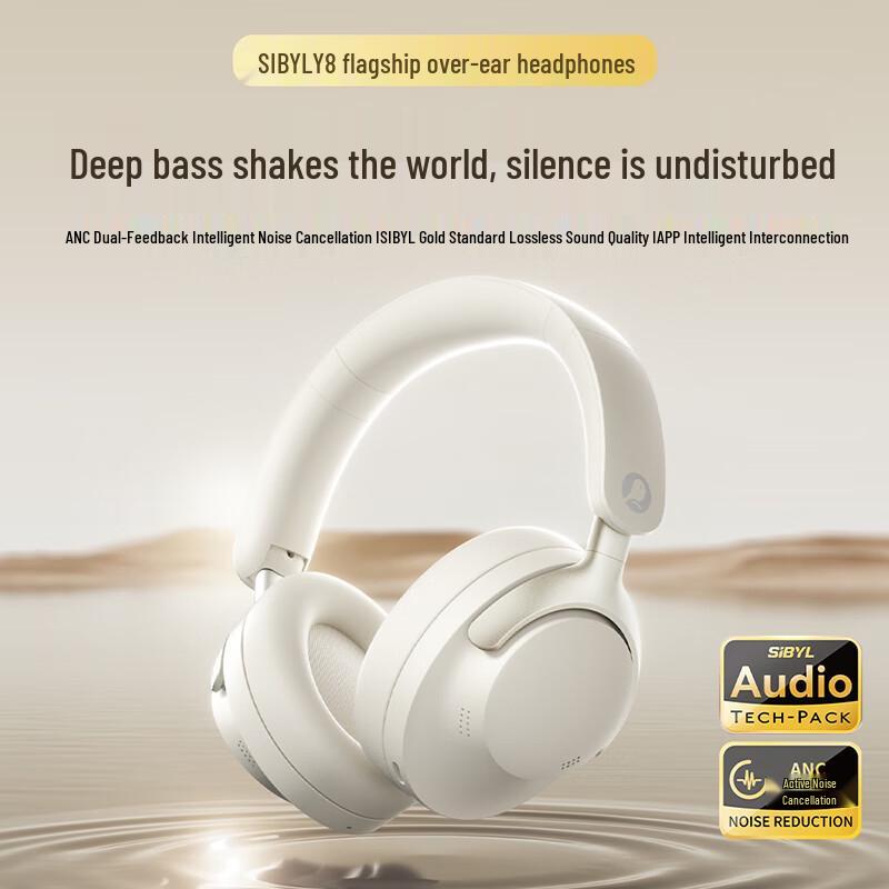 Sibyl Y8 Over-Ear Active Noise Cancelling Bluetooth Headphones
Sibyl Y8 Over-Ear Active Noise Cancelling Bluetooth Headphones