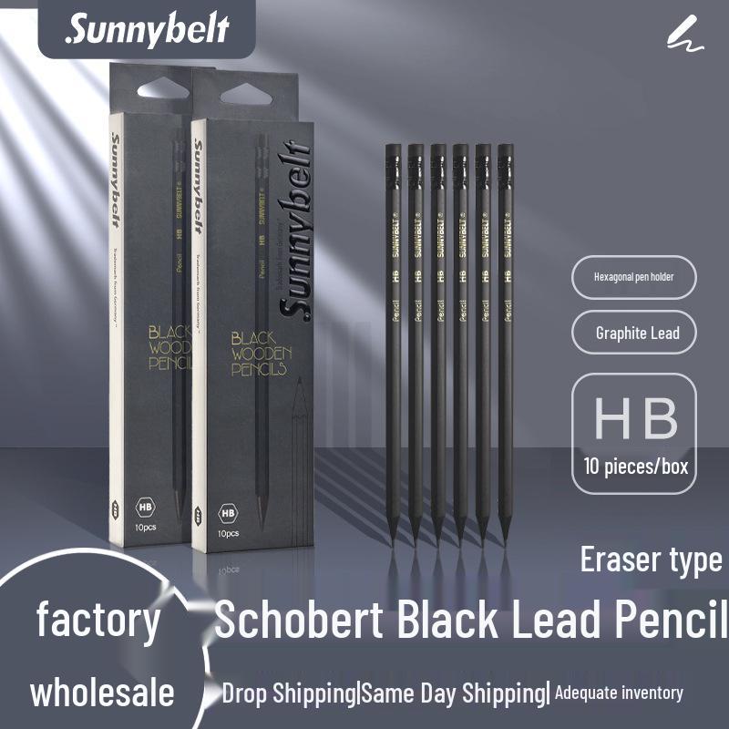Schieberde Black HB Pencil with Eraser: Durable Writing & Calligraphy Tool for Students HB
Schieberde Black HB Pencil with Eraser: Durable Writing & Calligraphy Tool for Students HB