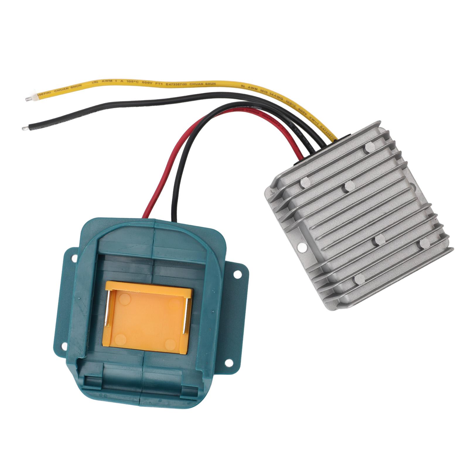 DC Voltage Regulator 18V to 12V 15A 180W Reducer Converter Battery Adapter for BL1850B BL1860B
DC Voltage Regulator 18V to 12V 15A 180W Reducer Converter Battery Adapter for BL1850B BL1860B